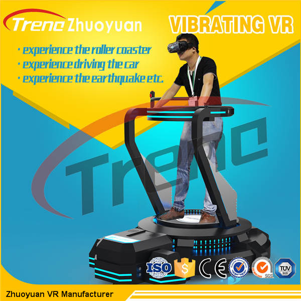 Coin Operated Vibrating VR Simulator Dengan Platform 360 ° Rotating dan Kacamata VR