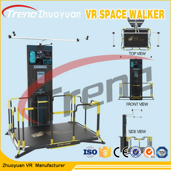 Film Realitas Virtual Interaktif VR Space Walk For Shopping Mall Dan 2 Shooting Guns