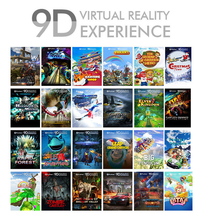 Kacamata Funin VR 3DM Laba tinggi 5D sinema dinamis 7d bioskop interaktif