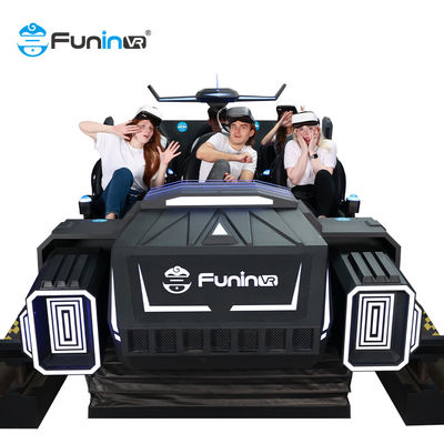 Bantalan beban 600KG 9d VR Kids Amusement Rides Virtual Reality Car Racing 9D Vr Driving Simulator Equipment