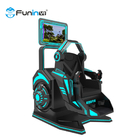 Rotasi 360 Derajat 9D VR Simulator Roller Coaster Kursi Gerak Peralatan Taman Hiburan