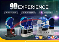 Efek Asap Shopping Mall 9D Virtual Reality Cinema 3 Kursi Rotasi 360 Derajat