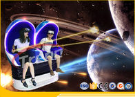 Egg Shape Theme Park 9D Virtual Reality Cinema Double Seats 1500 Watt SGS Disetujui