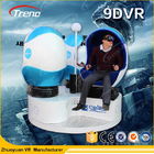 Electric Full Motion Amusement Ride 9D Simulator Realitas Virtual Triple Cinema Chair