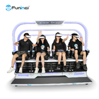 Hiburan Menguntungkan 6 Kursi 9d Virtual Reality Machine Roller Coaster Simulator
