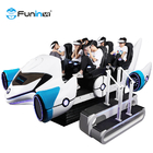 360 Roller Coaster 9D VR Simulator 6 Kursi Gerak Kursi Peralatan Realitas Virtual