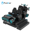 Arcade 9D Virtual Reality Simulator Taman Hiburan 6 Kursi Gerak Platform Vr Roller Coaster