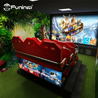 Layar 3D Indoor Komersial 5D Simulator Peralatan Bioskop Untuk Taman Hiburan
