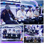 Kursi Dinamis 9D Virtual Reality Cinema Dengan Deepoon E3 VR Kacamata Efek Angin Realistis