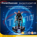 AC 220V 360 Degree Viewing Stand Up Flight VR Simulator Di Taman Hiburan