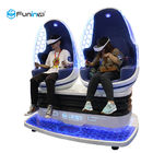 2.5KW 9D VR Simulator Egg Shape Seat Untuk 2 Seater / Virtual Reality Game Rides