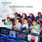 Game Multi-Perkelahian Menembak 9D Cinema Simulator Rider Layar Logam 110V / 220V