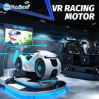 Mengemudi mobil 9D Virtual Reality Simulator 700KW Multiplayer Eye Catch Penampilan Untuk Game Zone