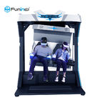 200kg 220 V Funin VR Cina simulator roller coaster 9D VR kursi dua kursi simulator untuk dijual Lembaran Logam