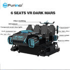 6 Kursi VR Dark Mar 9D VR Simulator Dengan Platform Crank Listrik