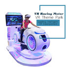 VR FRP Simple Motor Racing Simulator Game Mesin Putih Untuk 1 Pemain