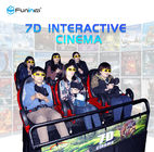 220V 8.0kw 7D Movie Theater Interactive Full Motion Cinema Seat 5D 12D Teknologi Hologram