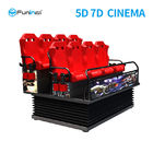 12 Kursi 5D 7D Simulator Bioskop Peralatan Olahraga Dan Hiburan
