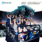 6 DOF Gun Shooting Stereo 7D Simulator Cinema Dengan 3D VR Hanger 2.25KW