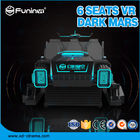 9D Virtual Reality Simulator yang menarik, 6 Seater VR Cinema Theater Tank Shape