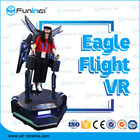 Black Eagle Flight Simulator Dengan Senapan Menembak / 220V 360 Derajat Lihat Bioskop 9D VR Interaktif