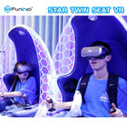 Biru + Putih 9D Virtual Reality Cinema Egg Untuk Shopping Mall Garansi 1 Tahun