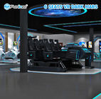 3.8KW 220 V 9D VR Simulator Roller Coaster 6 Kursi VR Dark Mars