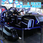 Stabil 9D VR Cinema Driving Car Game Machine 9D 6 Pemain Wahana Taman Hiburan