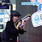 Dua Pemain 9D Virtual Reality Simulator VR Perang Tak Terbatas Untuk Siswa