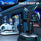 1260 * 1260 * 2450mm 9D VR Eagle Flight Cinema Simulator 2.0kw + 200 Kg VR 360 Terbang Mesin permainan Untuk Taman Hiburan