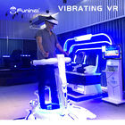 360 Derajat dengan Beban terukur 100kg 9D VR Platform Simulator Getar Hiburan Realitas Virtual