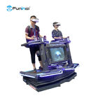 Papan terbang VR 2 pemain Simulator Mesin Realitas Virtual Dengan Game Menembak VR untuk pusat perbelanjaan