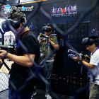 Peralatan Taman Hiburan VR Multiplayer Menembak zombie 4-5 pemain VR Set Mesin Virtual Reality 9D