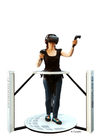 Taman Hiburan Virtual Reality Treadmill Shooting Walker Simulator VR Walker
