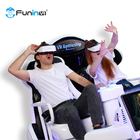 VR Booth 9D Virtual Reality VR Arcade Game Machine 9D VR Simulator Shooting Game 2 kursi