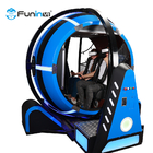 Peralatan Taman Hiburan VR 720 Rotasi Immersive Roller Coaster 2 Player 9D VR Arcade Machines Simulator