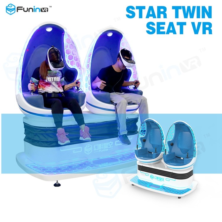 Cabin Mewah 9D Virtual Reality Cinema / Simulator VR Motion Ride Untuk Taman Hiburan