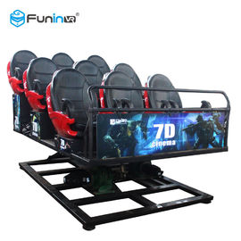 Multiplayer CS Perkelahian Game Shooting 7D Cinema Simulator Rider Metal Screen 6/9 Seats