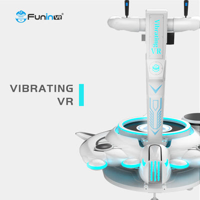 1 pemain Langsung Pasokan Virtual Reality Arcade Game Machine Vibrating VR Simulator