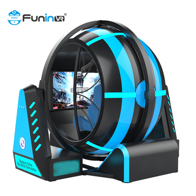 Peralatan Taman Hiburan VR 720 Rotasi Immersive Roller Coaster 2 Player 9D VR Arcade Machines Simulator