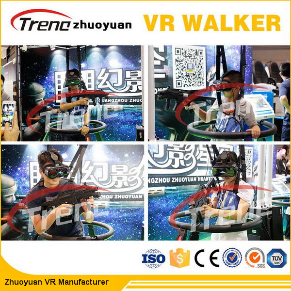 Simulator Realitas Hiburan Populer Virtual VR Treadmill 360 Derajat Perendaman 140 Kg