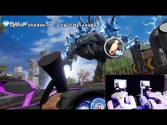 Fiberglass 220V 9D VR Racing Karting Virtual Reality Simulator 400kg Vr Mesin Arcade