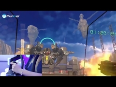 Game Taman Hiburan 9D VR Simulator Indoor Sky diving 360 VR Simulator