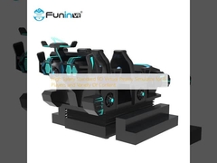 Simulator Realitas Virtual 9D Standar Keamanan Tinggi untuk 6 Pemain dan Berbagai Konten