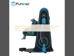 Rasakan pengalaman game terbaik dengan 360 derajat putaran dan joystick controller di AC220V 9D VR Simulator kami