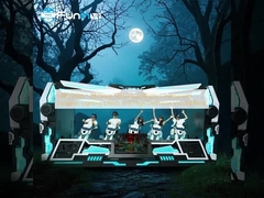 6180*2695*2825mm 9D Virtual Reality Cinema dengan Efek Pencahayaan Dinamis dan Efek Visual High Definition