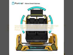 Tingkatkan Bisnis Hiburan Anda dengan 360° Double Flight 9D VR Simulator 40 Inch Display Screen Size Platform Dinamis