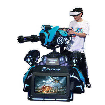 Taman Hiburan 9D VR Shooting Simulator Gun Virtual Reality Arcade Game