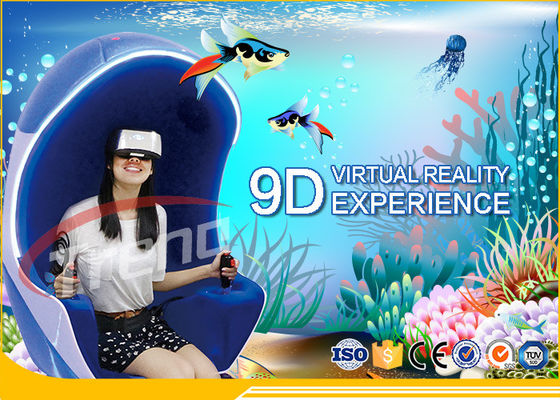 Multi Players Interactive 9D Virtual Reality Cinema Dengan LED Touch Screen Single Seat