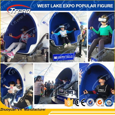 Taman Bertema 360 derajat yang Menarik 9D VR Simulator Dengan Kacamata HD 1080P